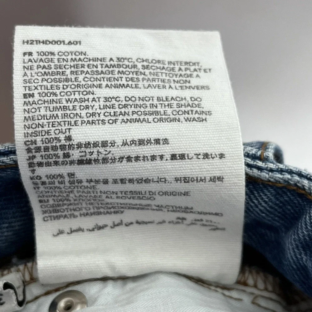 AMI Alexandre Mattiusi Skim Tapered Jeans Mens Size 31 Button Fly Medium Wash - Picture 8 of 9